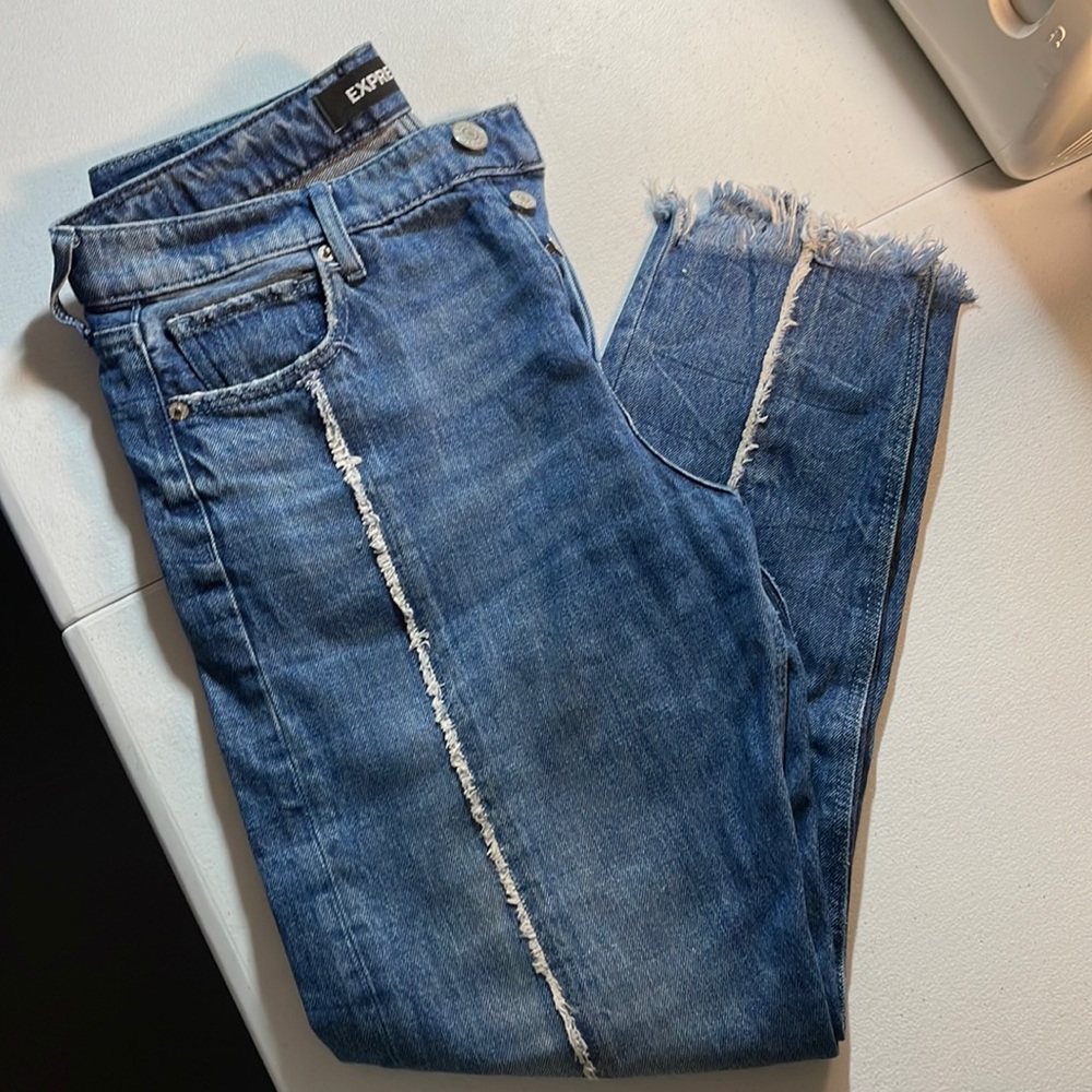 Express high rise jeans
